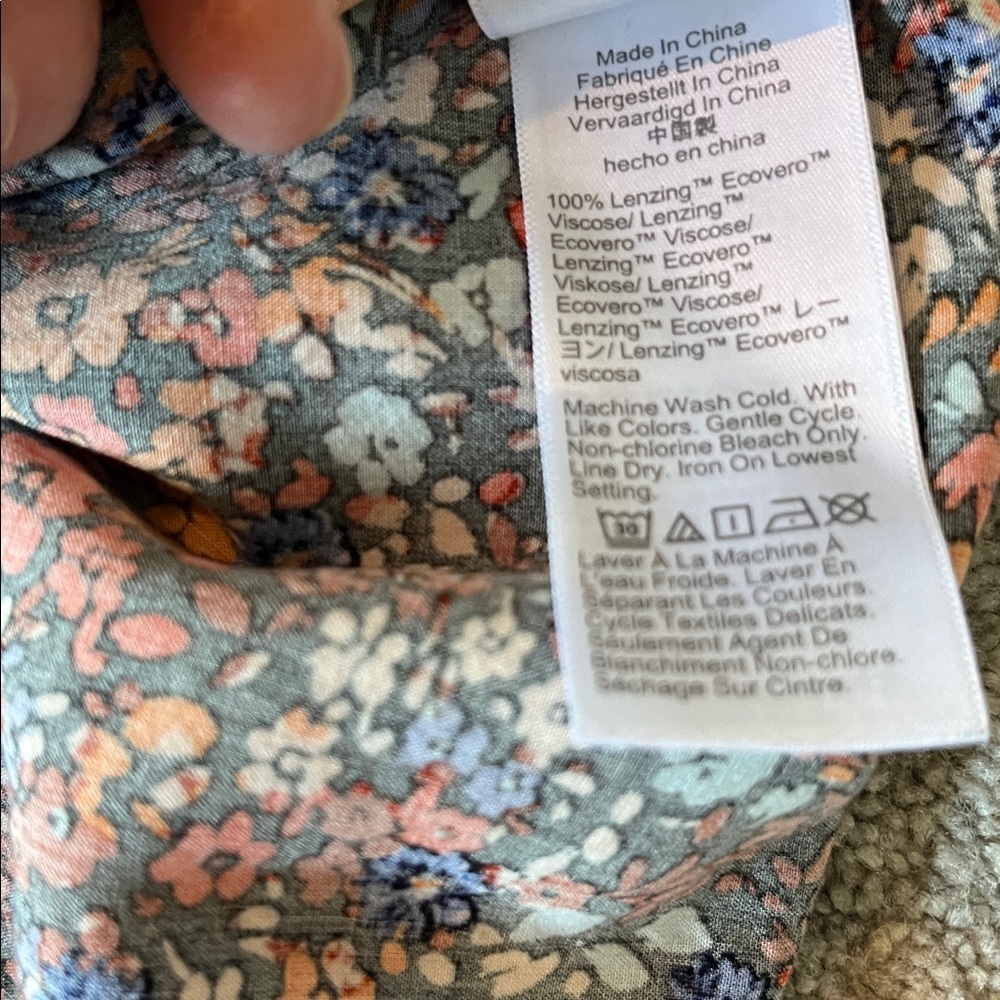 J. Crew Floral Tiered Short Puff Sleeve Dress Size XS - Picture 7 of 11